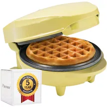 Bestron AMW500V Mini Waffelautomat gelb