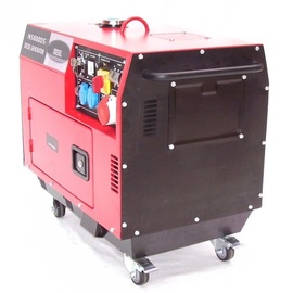 Apex Digital Diesel Stromerzeuger 5800 Generator 06263 schallisoliert 400V leise schallgedämm