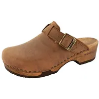 woody Damen Manu Clog, Tabacco, 37 EU
