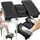 OEM Ergonomische Fußstütze Büro Fußablage Verstellbar Massagefunktion Rutschfest Schwarz 43x32 cm - Schwarz