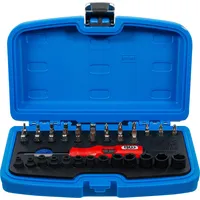 BGS Schlag-Schraubendreher-Satz Abtrieb Außenvierkant 6,3 mm (1/4") 36-tlg.