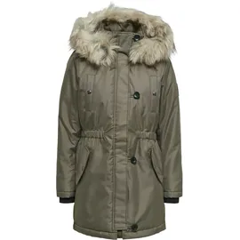 Only ONLIRIS FUR WINTER PARKA Damen Beige M