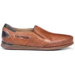 Fluchos  Herrenschuhe 9883 TORNADO MARINER MOCCASIN MAN  in Braun, 42