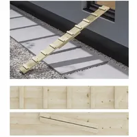 QLS Katzenleiter Katzentreppe Katzenstufe für Balkon Treppe ohne Befestigung 2 m lang