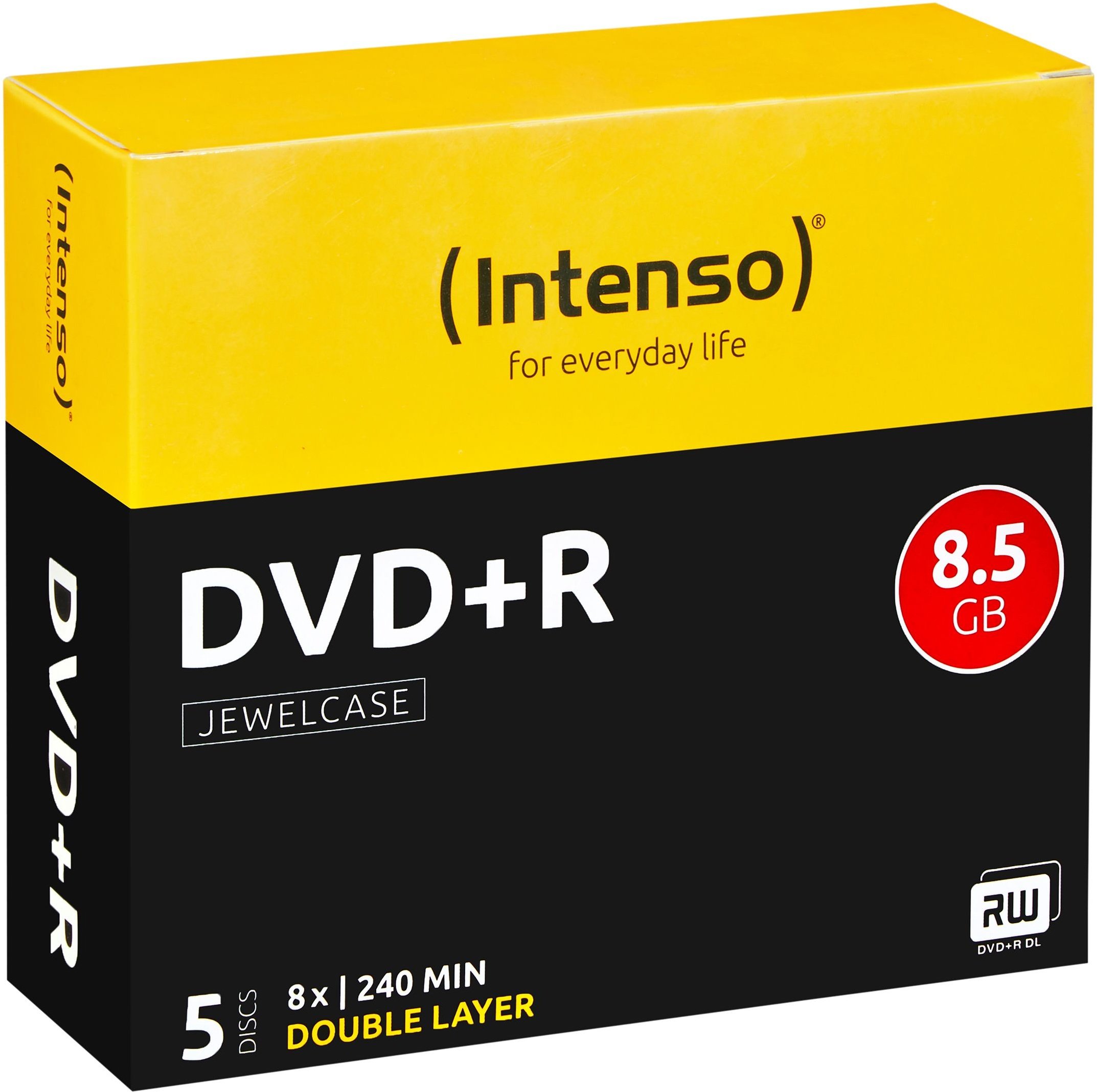 Preisvergleich Produktbild DVD+R 8.5GB, DL, 8x