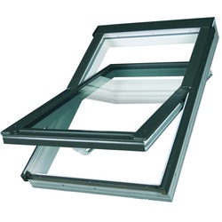 OptiLight Dachfenster TLP 04 66 x 118 cm Kunststoff weiß Blech grau 873704