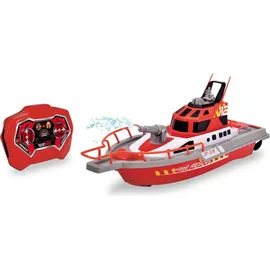 DICKIE RC-Boot Feuerwehrboot CH RTR rot