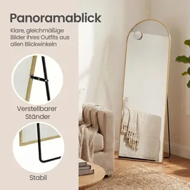 Songmics Standspiegel 60 x 165 cm Gold