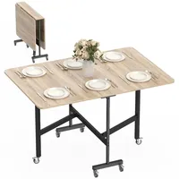 Homcom Klapptisch 80 x 73 x 120 cm Eiche
