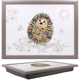 Lesser & Pavey Knietablett mit Sitzsack zum Servieren von Gerichten, schöne Knietabletts zum Essen auf dem Schoß zum Abendessen oder zum Atmen