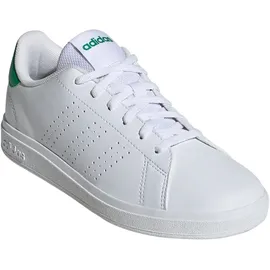 adidas Advantage Base 2.0 Kids Cloud White / Cloud White / Green 39 1/3
