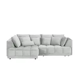 Switch Ecksofa aus Samt Tiga ¦ ¦ Maße (cm): B: 285 H: 88 T: 205.0