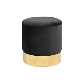 Akord Pouf mit Stauraum ¦ schwarz Ø: 39.0