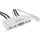 InLine KVM Switch, 4-fach, DVI-D, USB, mit Audio, integr. Kabel