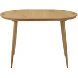Home Affaire Esstisch »Belleville«, mit Anstecksplatte, ausziehbar 120-160 cm, Höhe 77 cm braun