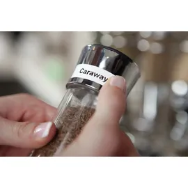 Dymo Letratag Band Metall silber 12 mm x 4 m