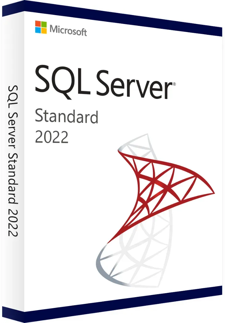 Microsoft SQL Server 2022 Standard | Professionelle SQL Datenbanklösung | Dauerlizenz für Unternehmen
