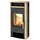 FIREPLACE Elite Budapest Stahl Schwarz/Abdeckplatte Sandstein