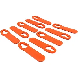 Stanley Rasenmäherblätter BeMWH551 10 Stück orange/schwarz
