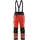 Blåkläder Warnschutz Winterhose "1875" - 3XL - kurz - rot/schwarz