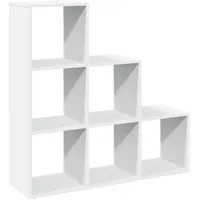 vidaXL Bücherregal 3 Etagen 99 x 29 x 99 cm Weiß