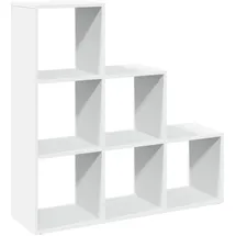 vidaXL Bücherregal 3 Etagen 99 x 29 x 99 cm Weiß