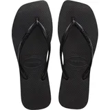 havaianas Slim Square Schwarz 39