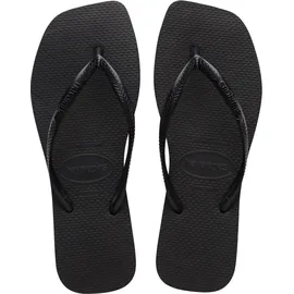 havaianas Slim Square Schwarz 39