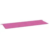 vidaXL Gartenbank-Auflage Rosa 150x50x3 cm Oxford-Gewebe