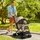 PawHut Hundebuggy Hundewagen 76,5 x 52 x 95 cm Braun onesize