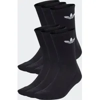 Adidas Trefoil Cushion Crew Socken 6 Paar Black 43-45