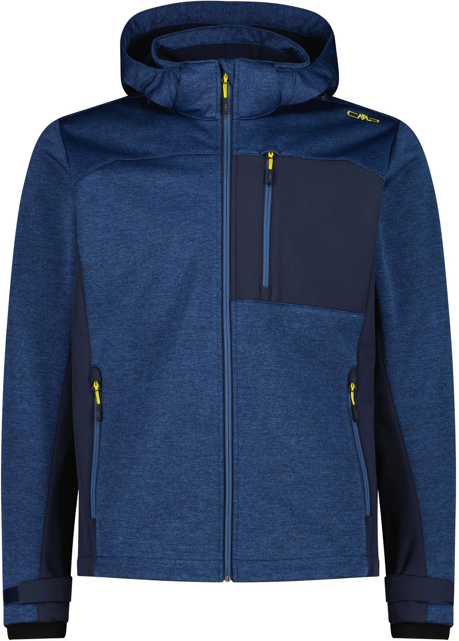 CMP Softshelljacke Herren in bluestone mel-b.blue, Größe 52 - blau