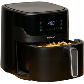 Alpina Heißluftfritteuse 6L schwarz