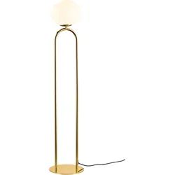 Stehlampe "SHAPES", grau (messingfarben), DESIGN FOR THE PEOPLE, Lampen, Designer Leuchte, Standleuchte Stehlampe