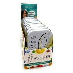 Wunder Zahnstocher Ananas Dose - Display - Inhalt 10 Stück Edle Metalldose - Lifestyle