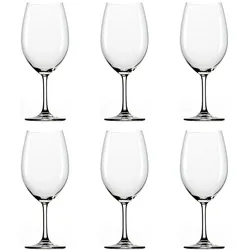 Stölzle Weingläser 6er-Set 65 cl schmal spülmaschinenfest elegant dünn Kristall