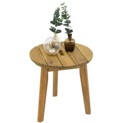 Chania Beistelltisch Ø40cm Akazie.