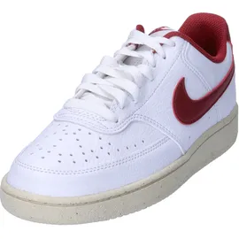 Nike Court Vision Low Next Nature Damen White/Muslin/Metallic Gold Star/Team Red 41