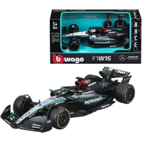 BBURAGO 18-38208R - F1 MB AMG W15E GB GP #63 Russell schwarz/silber 1:43