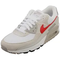 Nike Air Max 90 Herren White/University Red/College Grey 44
