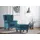 GUTMANN FACTORY Hocker 100% Polyester 55 x 44 x 0 cm Blau/Rot/Türkis