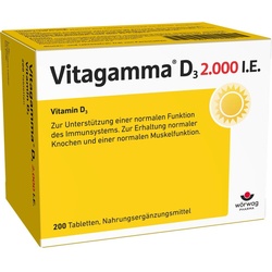 Vitagamma D3 2.000 I.e.vitamin D3 Nem 200 ST