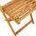 vidaXL 3-tlg. Bistro-Set Beige Stoff und Massivholz