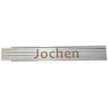 Heka Zollstock Jochen 2 m, weiß