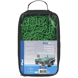 PRO PLUS Anhängernetz 1,5 x 2,7 m mit Gummizug