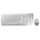 Cherry DW 8000 Wireless Tastatur FR Set weiß/silber