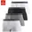 AUTHENTIC UNDERWEAR Boxershorts für Herren Herren Gr 6L 4 Stk grau grau meliert grau schwarz Jersey Obermaterial 95 Baumwolle 5 Elasthan unifarben Unterhosen schwarzer Webbund mit Logoschriftzug