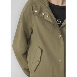 QS Nylon-Jacke mit Kapuze und verstellbarem Saum - olive - XL