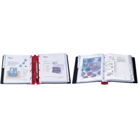 Wedo 5815002 Ordner Ergogrip A4 4 Ringe schwarz/rot