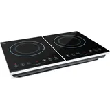 A-rival Induktionskochfeld 2 Platten – Sparsame Digital-Kochfelder, TÜV-GS, 3500W | Doppel Induktionskochplatte | Doppel-Kochfeld mit Induktion | Induktionskochfeld mobil, Camping-Induktionsherd